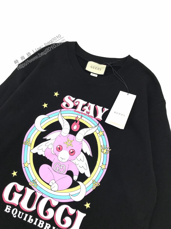 Gucci男裝 古奇2020秋冬新款天使牛系列圓領衛衣  ydi3227